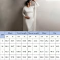 thumbnail image 3 of JustVH Maternity Photography Maxi Gown Elegant Batwing Sleeve Bodycon Long Dress for Photoshoot, 3 of 8