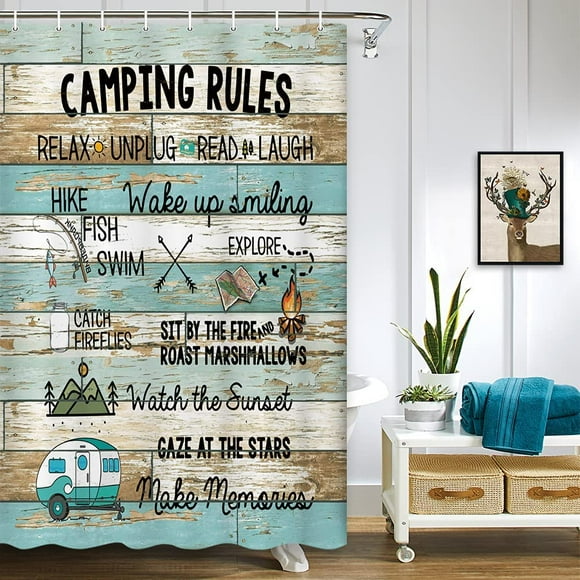 Travel Trailer Shower Curtain