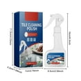 thumbnail image 3 of Tile Cleaning Polish Fast Acting No Scrub Bathroom Cleaner For Soap Calcium Hard Water Limescale And Shower Tile Bleach （100ml）, 3 of 9