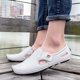thumbnail image 1 of Mocasines de moda para hombre 2021, nuevos zapatos planos casuales para hombre, antideslizantes, suaves y cómodos, mocasines de conducción para hombre, tamaño grande (26,5 cm), 1 of 4
