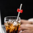 thumbnail image 5 of Bow Straw Covers Cap Toppers Compatible with Tumbler Cups,0.31 inch Silicone Straw Topper,Reusable Cute Silicone StrawTips Lids Protectors for DrinkingStraw,Straw Accessories (Red), 5 of 8