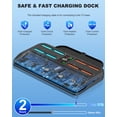 thumbnail image 3 of ESYWEN Switch 2 Controller Charger for Nintendo 2 Joy Cons, Switch 2 Accessories with 20 Switch Games Slots, Switch Console Store, 3 of 8