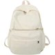 thumbnail image 1 of LHSHID Preppy Corduroy Backpack Large Aesthetic Backpack Fit 15.6 inch Laptop College Backpack Cute Book Bag Casual Daypack (White,One Size), 1 of 7