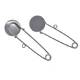 thumbnail image 3 of Broche de ajuste pin de seguridad Sunnimix 10 piezas base 20mm plata, 3 of 8