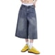 thumbnail image 1 of WILLBEST Jeans Mujer Pantalones Vaqueros Casuales de Pierna Ancha y Corte Recortado para Mujer, Pantalones Capri Holgados y Cómodos para Uso Diario, Moda de Primavera, Verano y Otoño. Extra Grande, 1 of 7