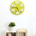 thumbnail image 1 of Reloj de pared Perfecl 3D 12 pulgadas Verde, 1 of 8