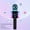 Blue, variant on Wireless Karaoke Microphone Speaker With LED Lights And Voice Changer Portable Stereo Singing Mic For Outdoor Party Family Gathering Travel Car Camping Birthday Gift