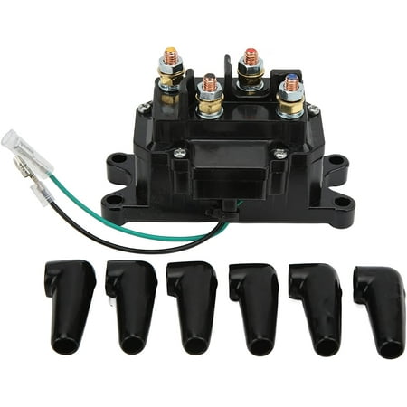 Winch Solenoid Relay Contactor, 12V 250A Electric Winch Solenoid Relay