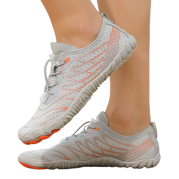 Zapatos Playa Calcetines Descalzos Acuáticos Secado Rápido para Hombres Mujeres (Gris 45) Aqua