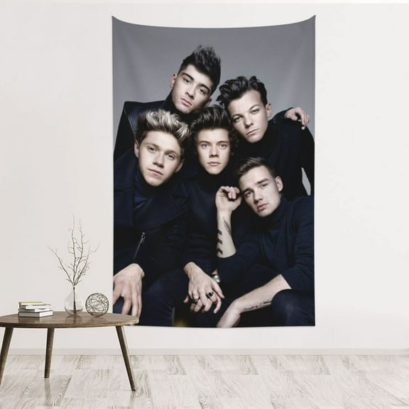 One Direction Tapestry Wall Hanging Home Decoration Wall Blanket Dormitory Living Room Bedroom Backdrop Poster( 60x40inch)