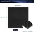 thumbnail image 2 of Uxcell Black 3K Carbon Fiber Plate Panel Sheets Carbon Fiber Board Plate Flexible 400 x 400 x 1mm 2 Pcs, 2 of 7