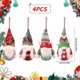 thumbnail image 3 of Luces de decoración navideña, muñeco resplandeciente de elfo de peluche, gnomo de muñeco de Papá Noel, adornos colgantes para árboles de Navidad, regalos para decoración de fiestas, 3 of 5