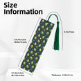 thumbnail image 3 of Kdxio Avocado in Space Print Metal Tassel Bookmarks,Perfect Gift for Art Lovers and Bookworms Metal Bookmarks for Women, 3 of 8
