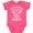Vintage Hot Pink, variant on Inktastic Handpicked for Earth by My Sister in Heaven with Angel Wings Boys or Girls Baby Bodysuit