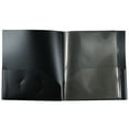 thumbnail image 5 of JAM Paper Heavy Duty Plastic Multi Pocket Folders, 10 Pocket Organizer, Black, Sold Individually, 5 of 5