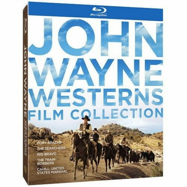 John Wayne Westerns Film Collection: Fort Apache / The Searchers / Rio Bravo / The Train Robbers / Cahill: United States Marshal (Blu-ray Digi-Book)