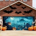 thumbnail image 3 of Garage Door Sign Merry Christmas Festive Decoration Polyester Material Weather Resistant Easy Installation Large Size Versatile Use for Family Gatherings Outdoor Indoor Garage Driveway Wall, 3 of 5