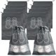 thumbnail image 1 of Bolsas organizadoras para almacenamiento de zapatos, bolsa de armario portátil de viaje no tejida, bolsa colgante transparente para ropa de bolsillo impermeable, 10/5 Uds., 1 of 4