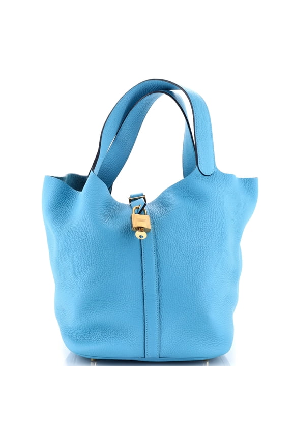 Pre-Owned Picotin Lock Bag Clemence GM By Rebag