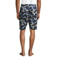 Hanes Men's and Big Men's Jersey Camo Sleep Shorts, 2Pack