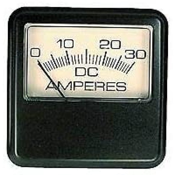 30 Amp Square Gauge Ammeter For Lester Golf Cart Chargers