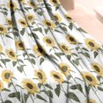 thumbnail image 3 of White Sunflower Blanket,Comfortable Soft Flannel Throw Blanket,All Season,Warm Lightweight Blankets for Sofa Bed Couch Living Room Chair,30"x40"(80x100cm), 3 of 4