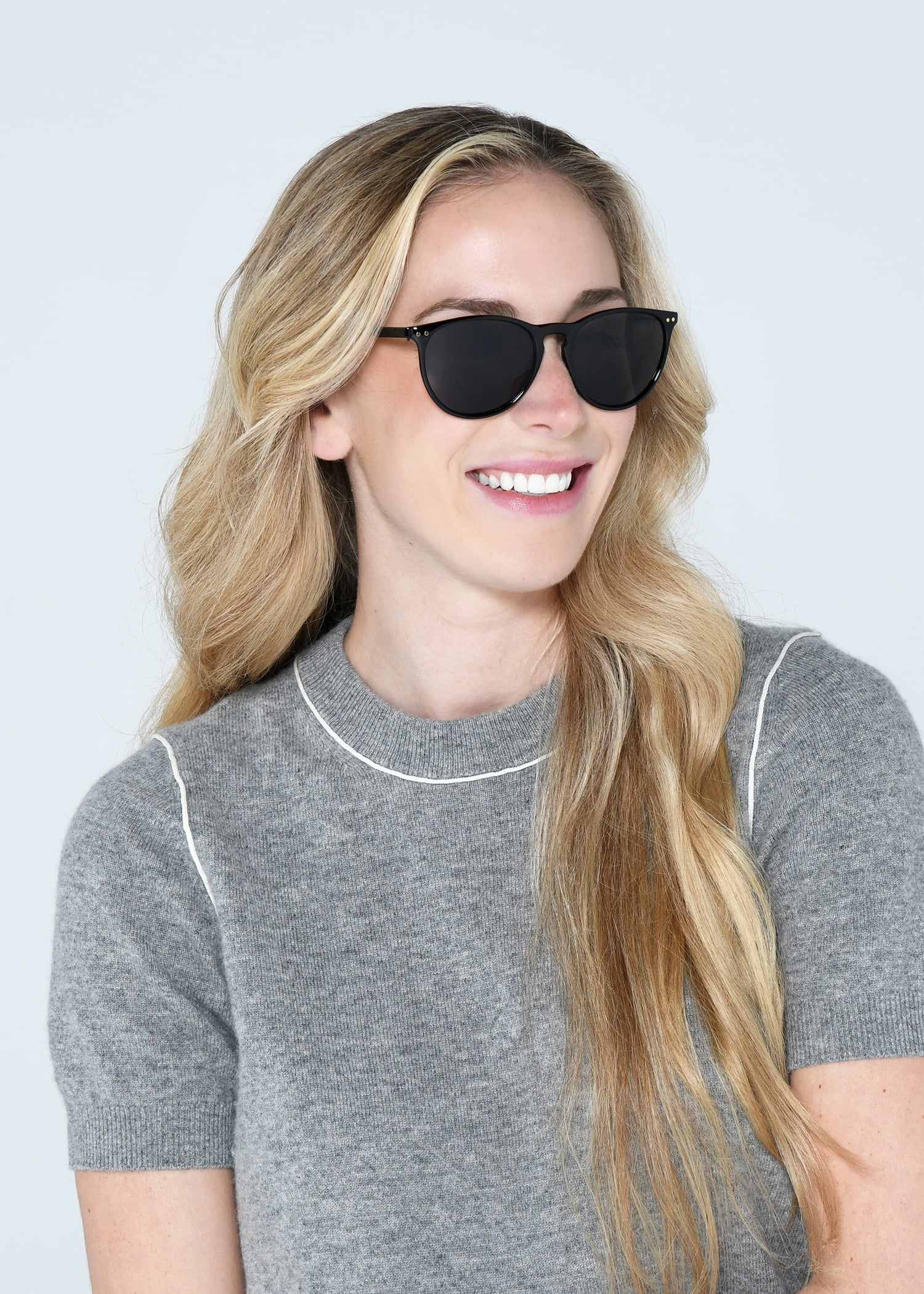 Sunsentials By Foster Grant Women's Cat Eye Sunglasses, Black