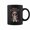 Orange, variant on Border Collie Christmas Lights Xmas Dog Santa Coffee Mugs