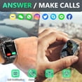 thumbnail image 4 of Reloj inteligente para hombres - Relojes inteligentes de 1,85" Relojes inteligentes con llamadas Bluetooth Reloj de seguimiento de actividad deportiva al aire libre para iPhone Android, 4 of 6