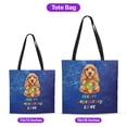 thumbnail image 5 of Autism Awareness Cocker Spaniel Accept Understand Love All Over Print 3D Canvas Tote Bag Cockers Dog Lover Gifts Reusable Handbag - 12003, 5 of 5