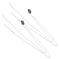 thumbnail image 4 of Niceauty 2pcs Braiding Hair Clips Silver Alloy Hair Jewelry for Women Graduation Day, 4 of 8