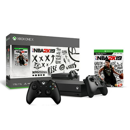 Xbox One X 1Tb NBA 2K19 Bundle + Xbox Wireless Controller -
