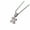 X, variant on CZ Necklace for Women,Men's Iced Out Miami Chains Hip Hop Necklaces,For Rapper Initial Letter Necklaces Body Jewelry Birthday Gifts