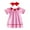 Q1 Pink, variant on Tisuna Girls Easter Dress Bunny Print Short Sleeve Crew Neck Dresses Comfortable Soft Baby Girls Easter Summer Outfits Pink Size 9-12 Months