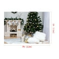 thumbnail image 3 of EREHome Tissu Polyester 7x5ft Fond de Photographie de Noël Fond de Tapis Blanc, 3 of 3