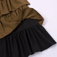 thumbnail image 5 of Steampunk Victorian, Tiered Skirt Corset, Belt Ruffled Gothic, Long Skirt Vintage, Steampunk Victorian Tiered Skirt With Corset Belt Ruffled Gothic Long Skirt for Fall Festival, Brown L, 5 of 9