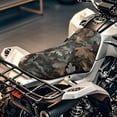 thumbnail image 4 of XYZCANDO Camo Forests Waterproof ATV Seat Cover Easy-Clean Four Wheeler Motorcycle Seat Cushion Cover for Polaris Sportsman 570 450 850, Polaris Scrambler 400 500 850 1000, 4 of 7