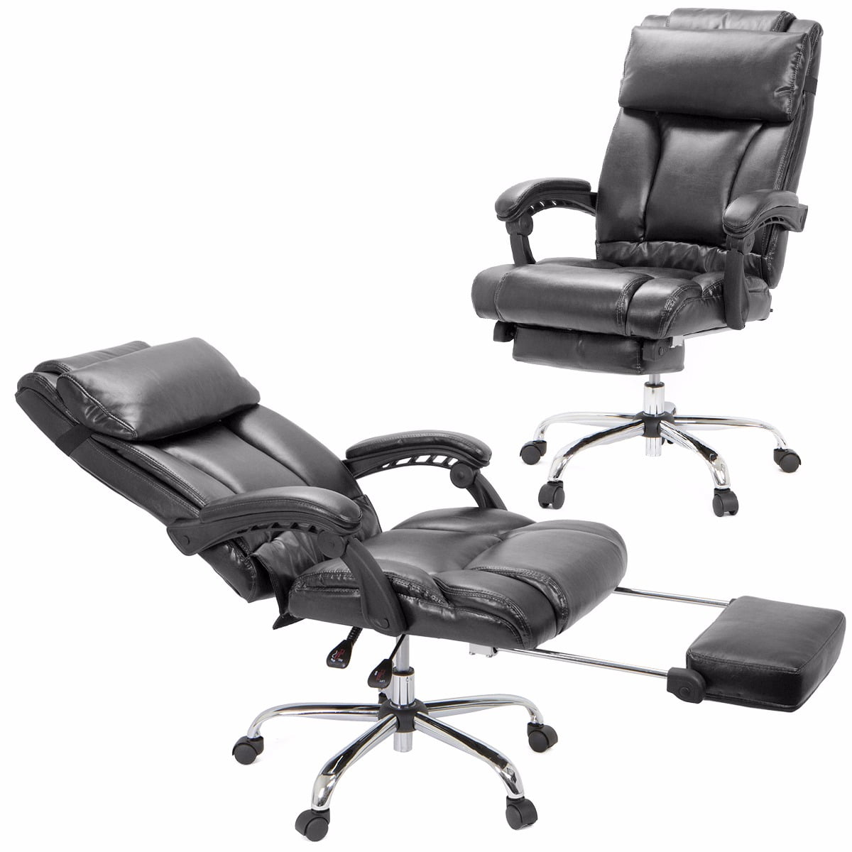 XtremepowerUS Ergonomic High Back PU Leather Office Chair