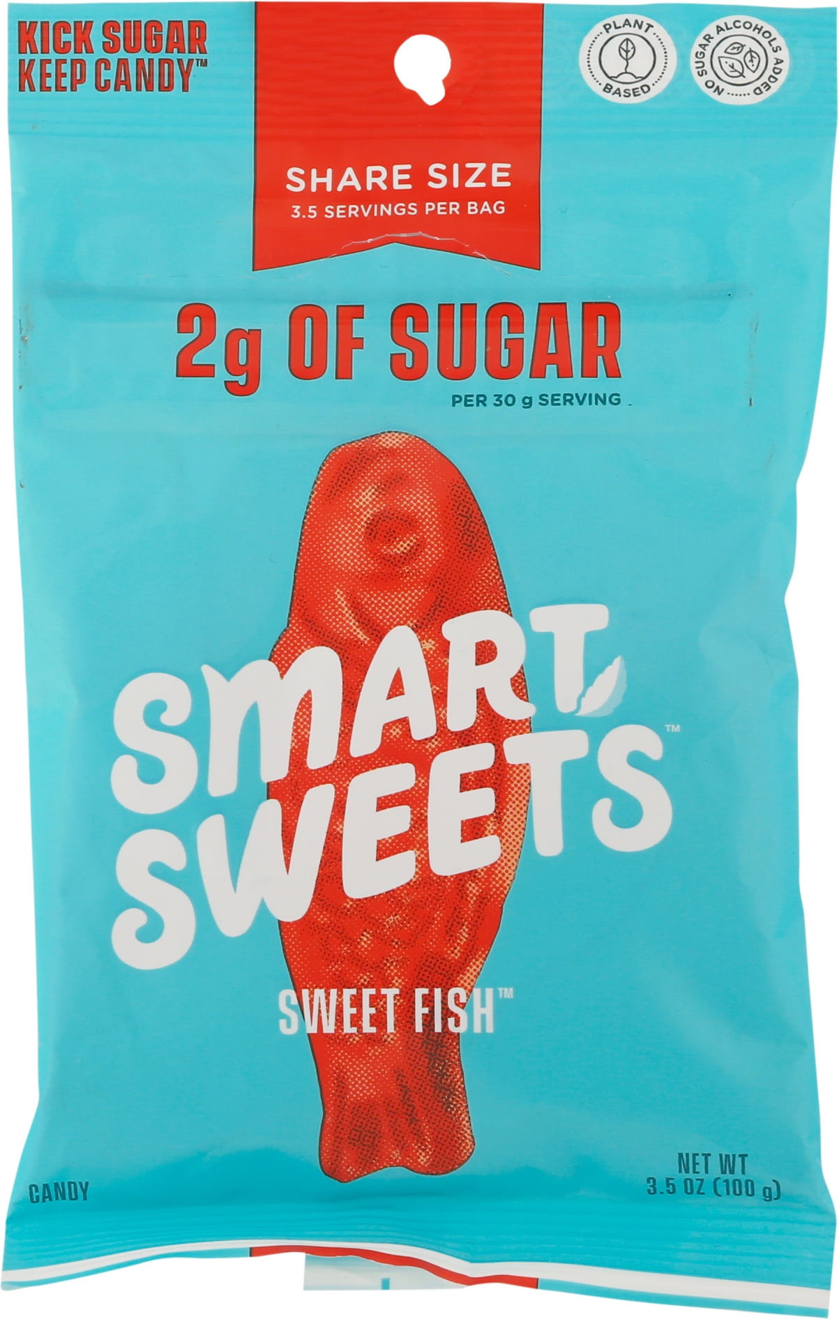 Smart Sweets Novelty Shape Berry Fish Bag 3.5 oz