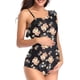 thumbnail image 1 of Maternidad de estrella fuera de hombro Uno de un traje de baño Flores de baño de embarazo flote con volantes Floral (XL Sincero  Ropa, 1 of 3