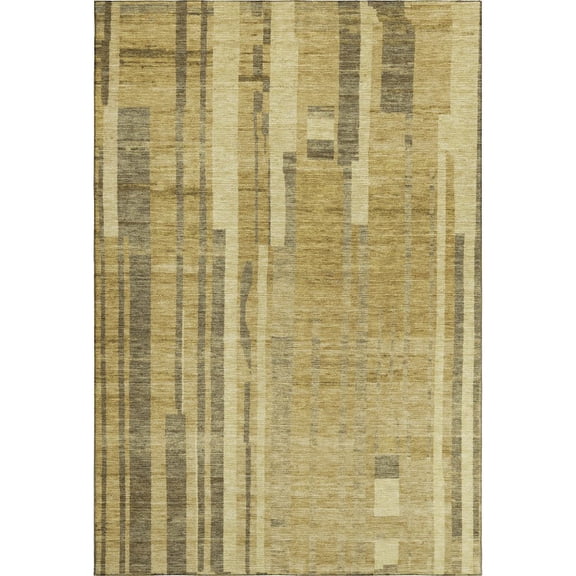 Dalyn Rugs Premium Machine Washable Mayfield AMF1063 Gold 3' x 5' Rug