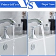 thumbnail image 4 of BN-6 piezas, M18.5 Aireador, Boquilla para baño de cocina, Aireador de grifo de fregadero de plástico para ahorro de agua con 2 llaves, Azul, 4 of 5