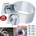 thumbnail image 2 of 10Pcs Mini Hose Clamps Clip Clamp Fuel Line Diesel Petrol Pipe Clamps Clips, 2 of 2