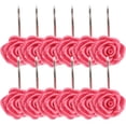 thumbnail image 1 of 12 Pcs Crochets de Rideau de Douche Design Rose pour Salle de Bain, 1 of 8