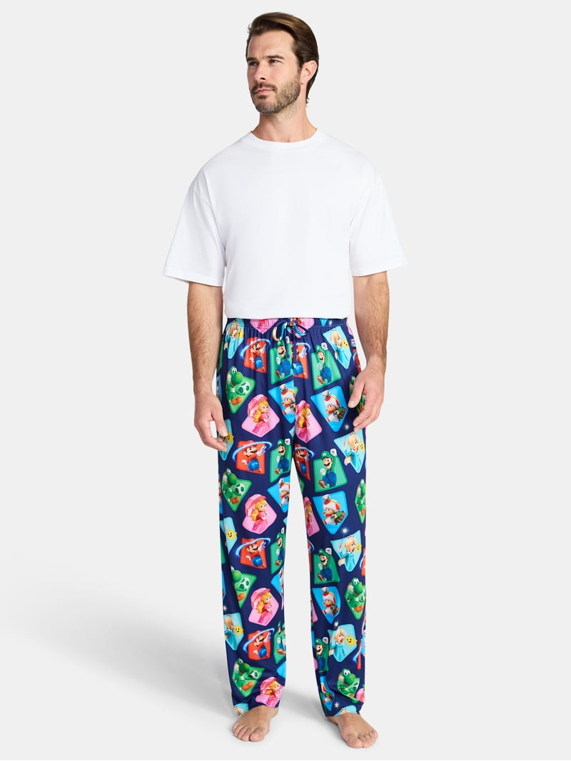 Super Mario Men's Galaxy Movie Sleep Pants, Sizes S-2XL - Walmart.com