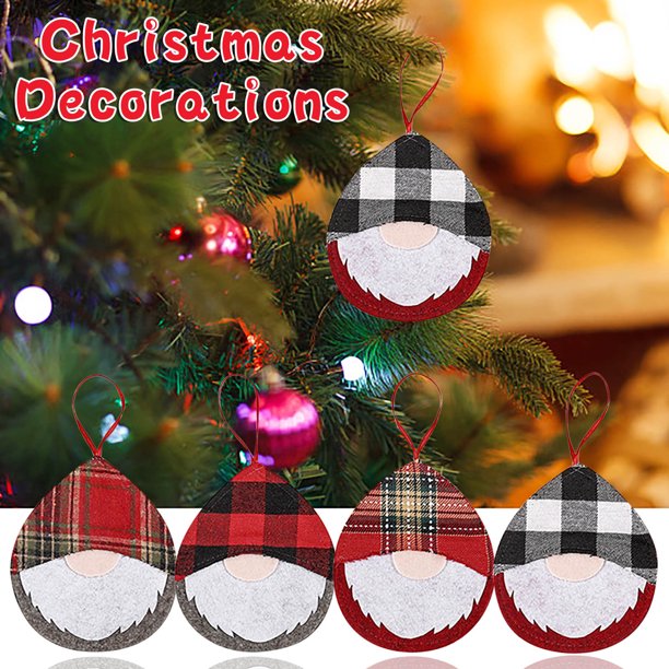 Fiudx Ofertas De La Semana Suministros De Decoración Navideña, Colgante De Muñeco Sin Rostro, Muñeco Colgante De Anciano, Colgante De Muñeca