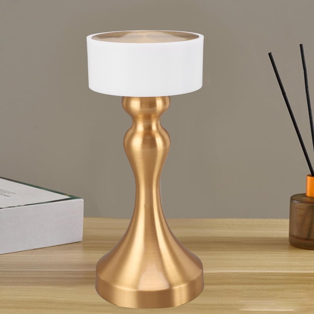 Dimmable Table Lamp 3 Modes Stepless Dimmable LED Touch Cordless Metal Nightstand Lamp For Bedside Living Room Kitchen