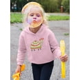 thumbnail image 2 of Smartprints Toddlers Graphic Hoodie - Turtle With A Hat - Casual Fit Cotton Blend, 2 of 4