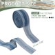thumbnail image 2 of Cinta de dobladillo instantánea Uxcell para planchar, cinta adhesiva sin coser para pantalones, tiras adhesivas negras, azules y grises, 3 Pcs 5.5 Yard, 2 of 7