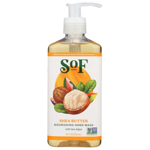 South Of France Hand Wash Shea Butter With Soothing Aloe Vera 8 Oz